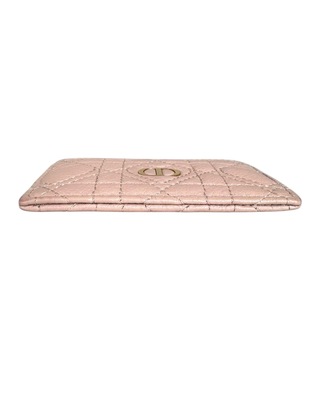 Dior Caro Freesia Card Holder Heart Motif - Pink