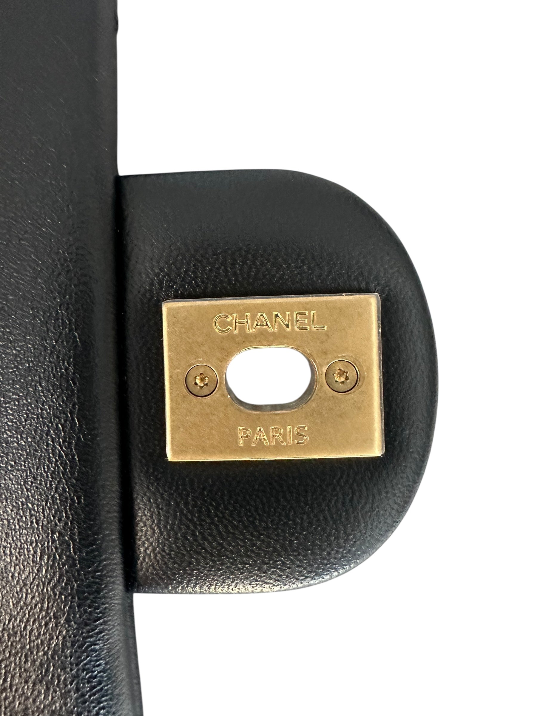 Chanel Heart Charms Matelasse Lambskin Mini Flap Bag - Black, GHW