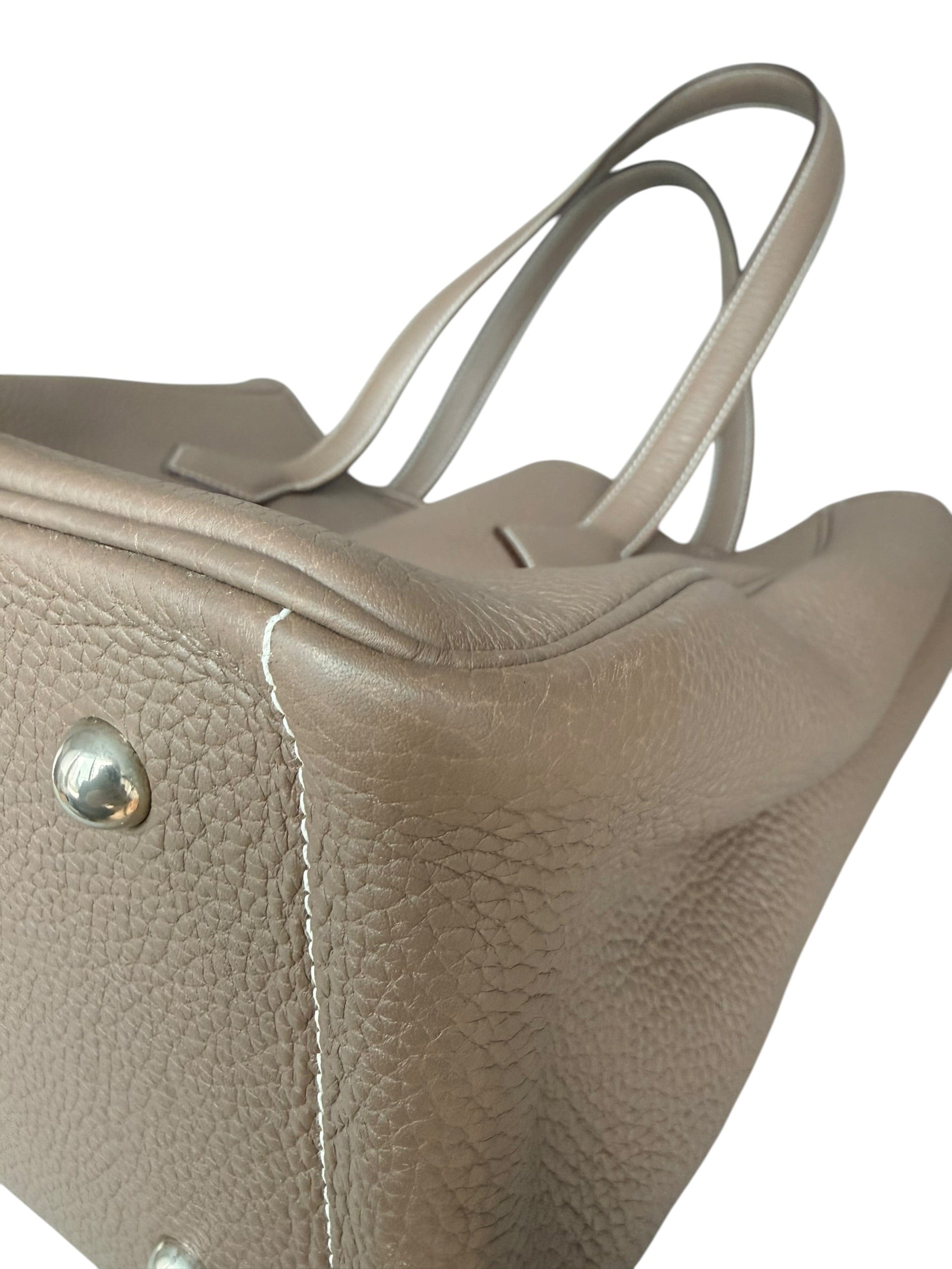 Hermès 2006 Victoria II Cabas Tote Bag in Etoupe
