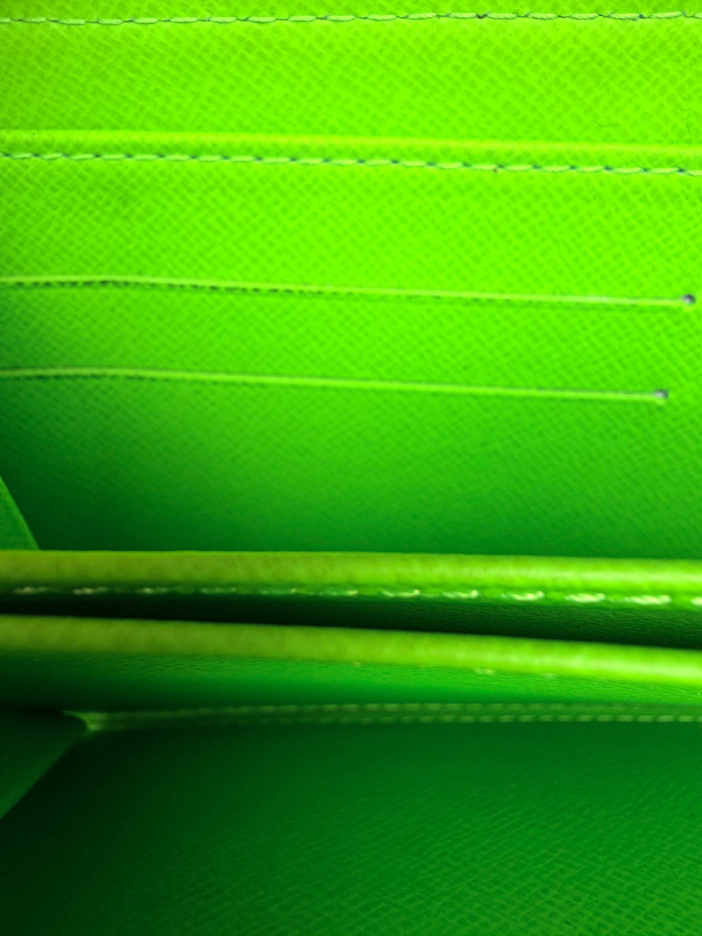 Louis Vuitton Sprouse Graffiti Zippy Wallet in Neon Green