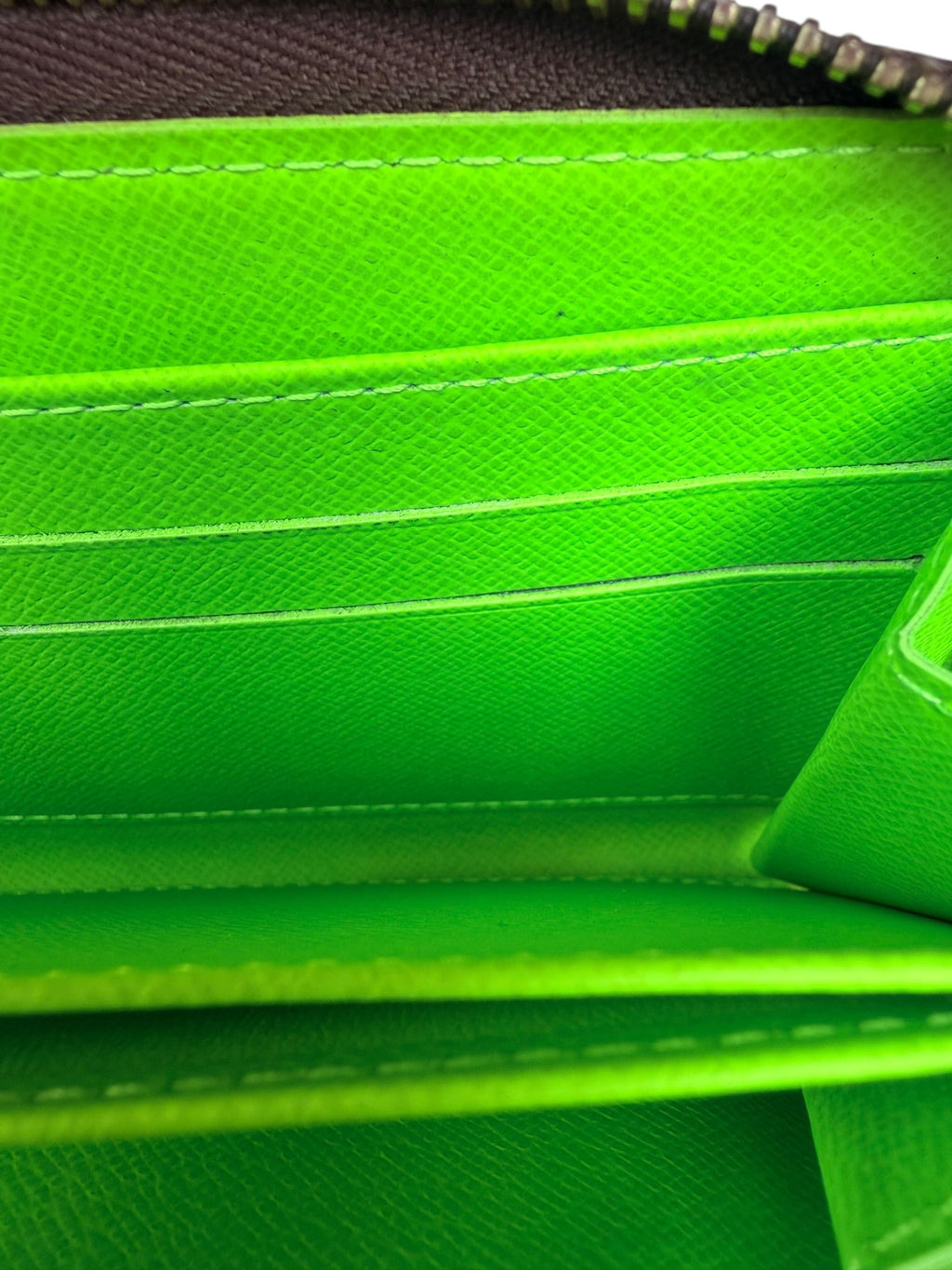 Louis Vuitton Sprouse Graffiti Zippy Wallet in Neon Green