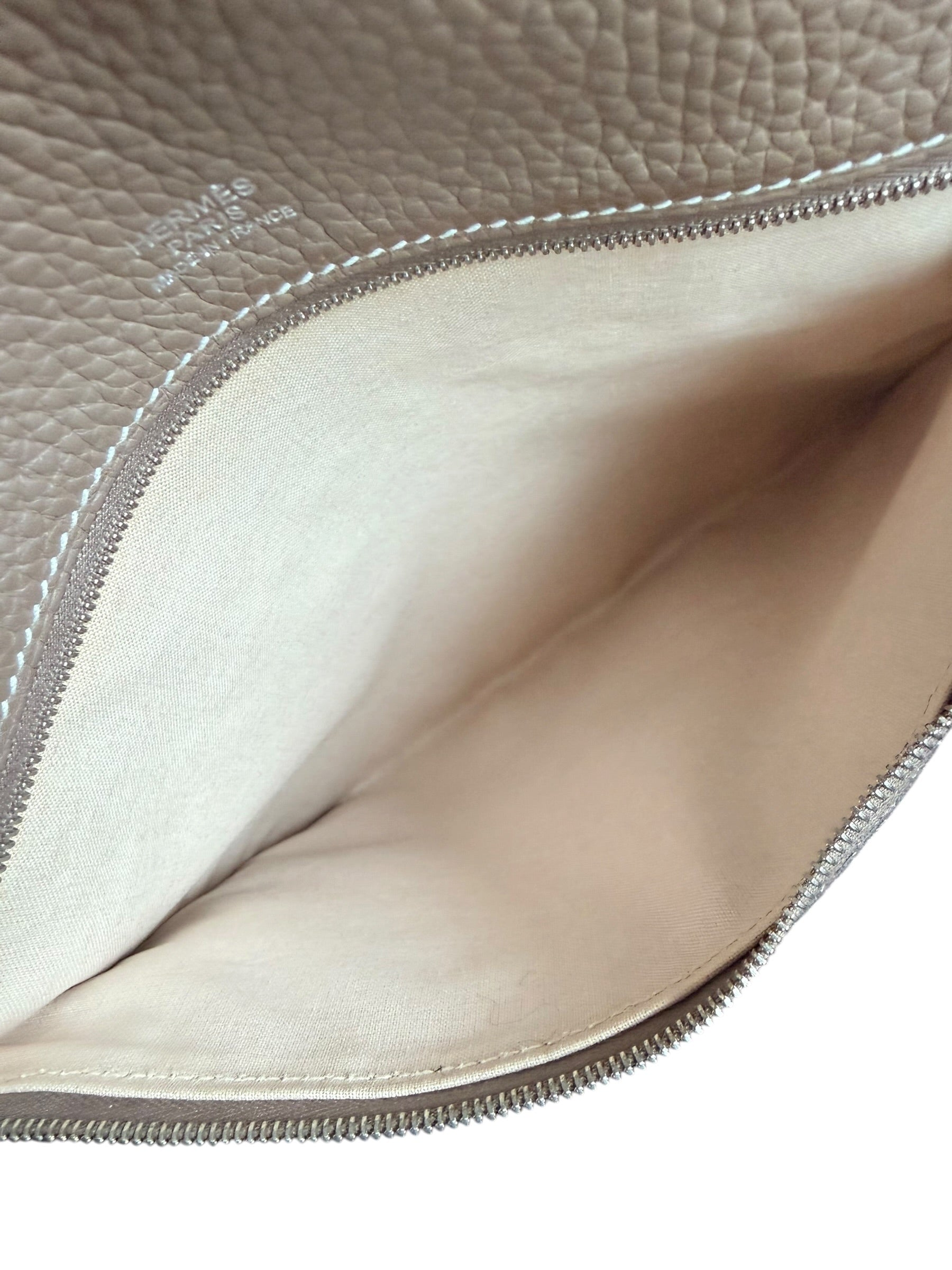 Hermès 2006 Victoria II Cabas Tote Bag in Etoupe