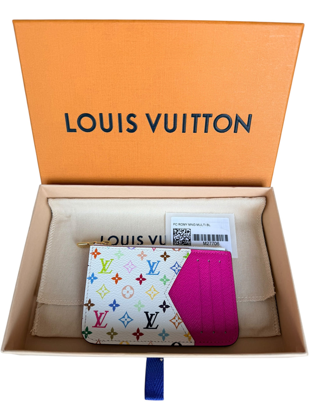Louis Vuitton LV x TM Romy Cardholder - Multicolor, White, Pink