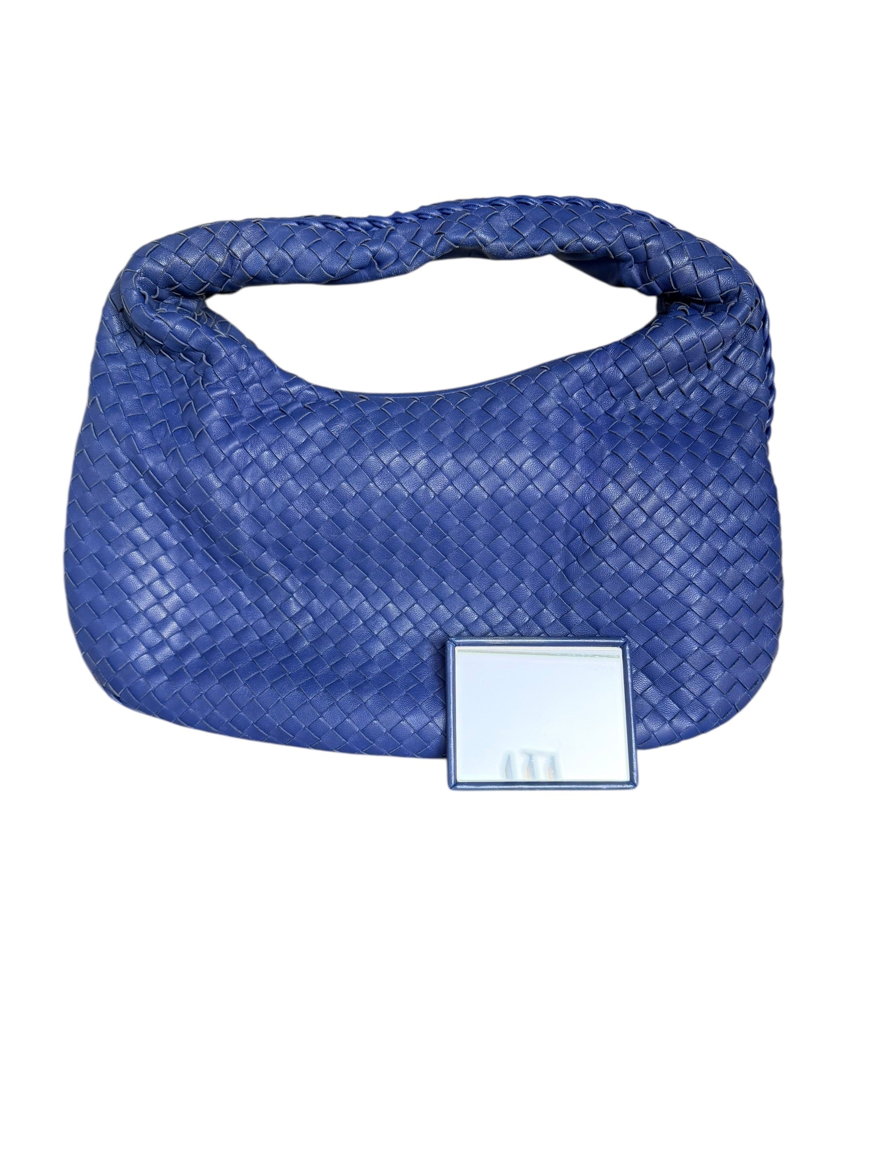 Bottega Veneta Classic Medium Intrecciato Leather Hobo - Cobalt Blue