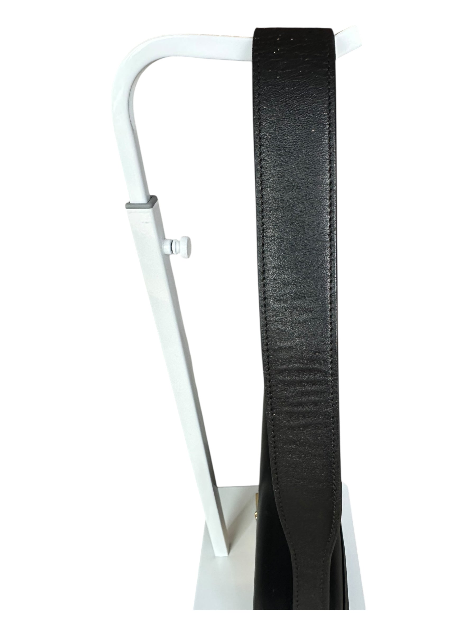 Celine 70s Vintage 2-Way Shoulder Bag with Carriage Clasp - Black