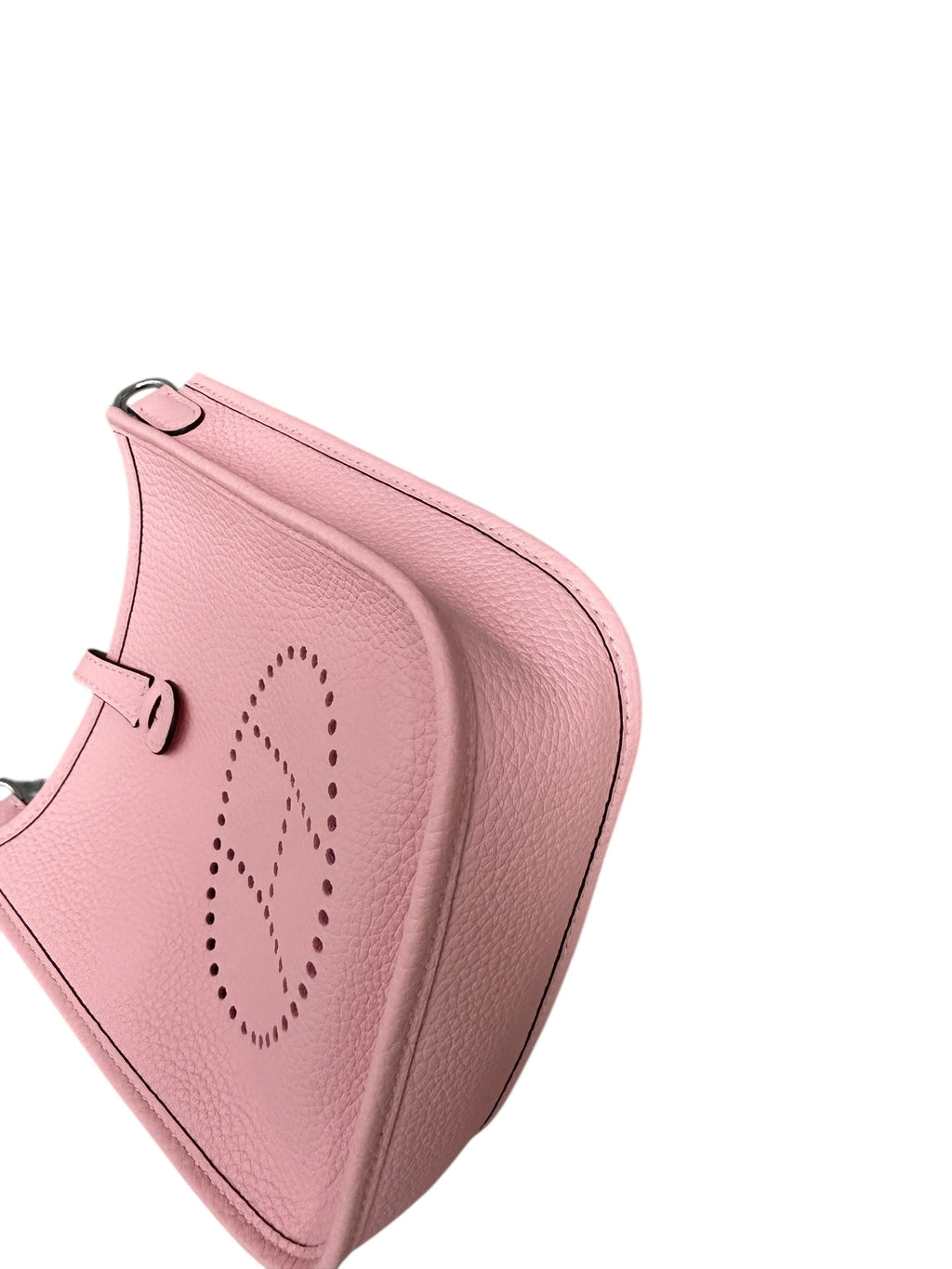 Hermes 2025 Mini Evelyn - Sakura Pink