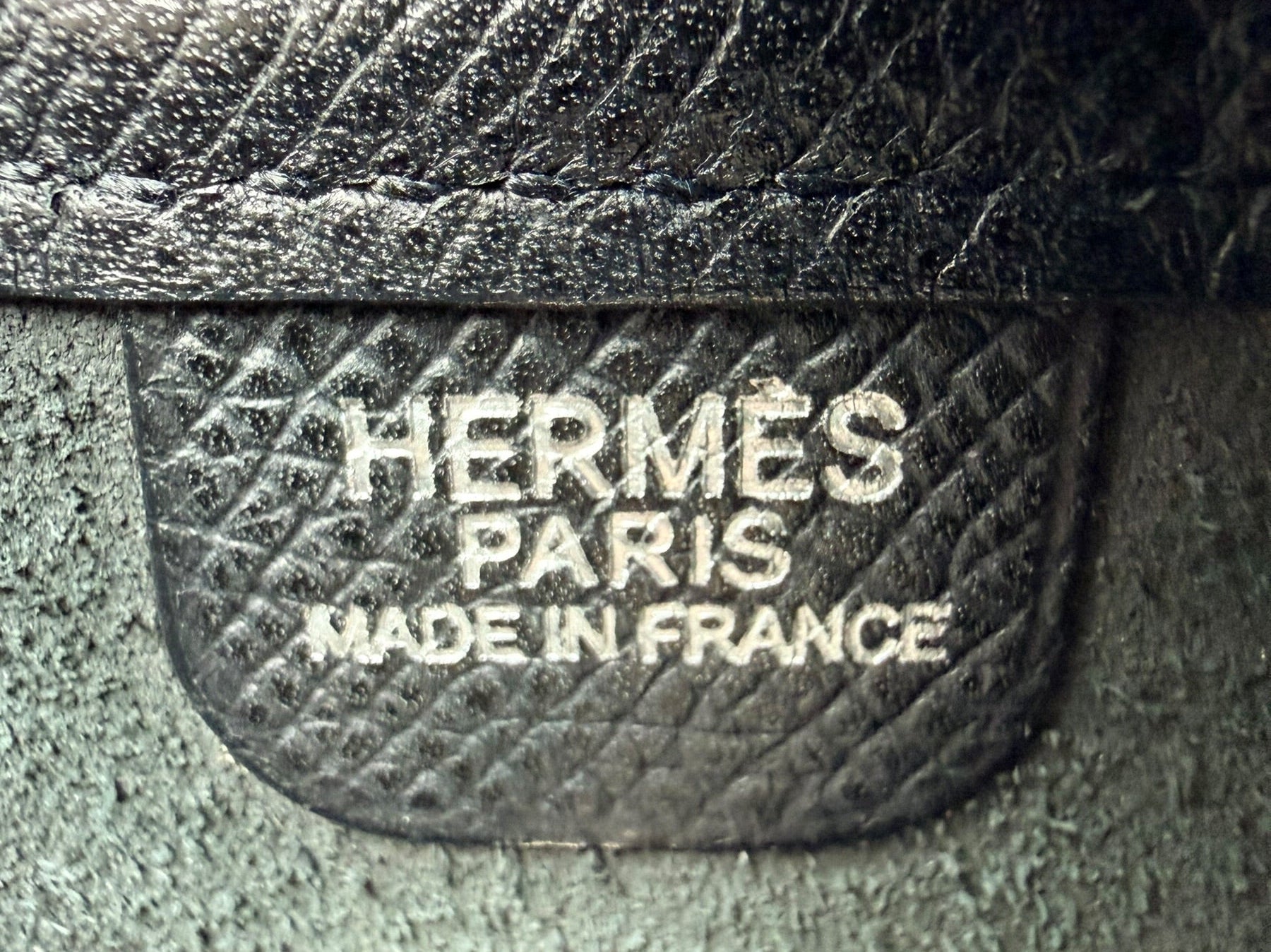 Hermés Vintage Vespa PM Bag in Noir Veau Epsom Leather PHW