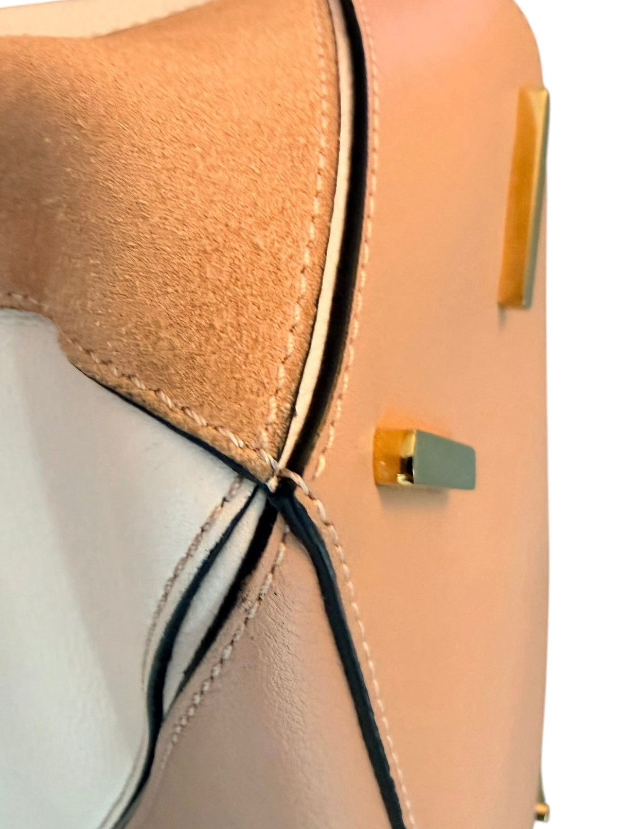 Loewe Medium Classic Puzzle 2 Way Tricolor in Blush Pink