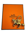 Hermès Pegasus Cadena Lock Charm in GHW