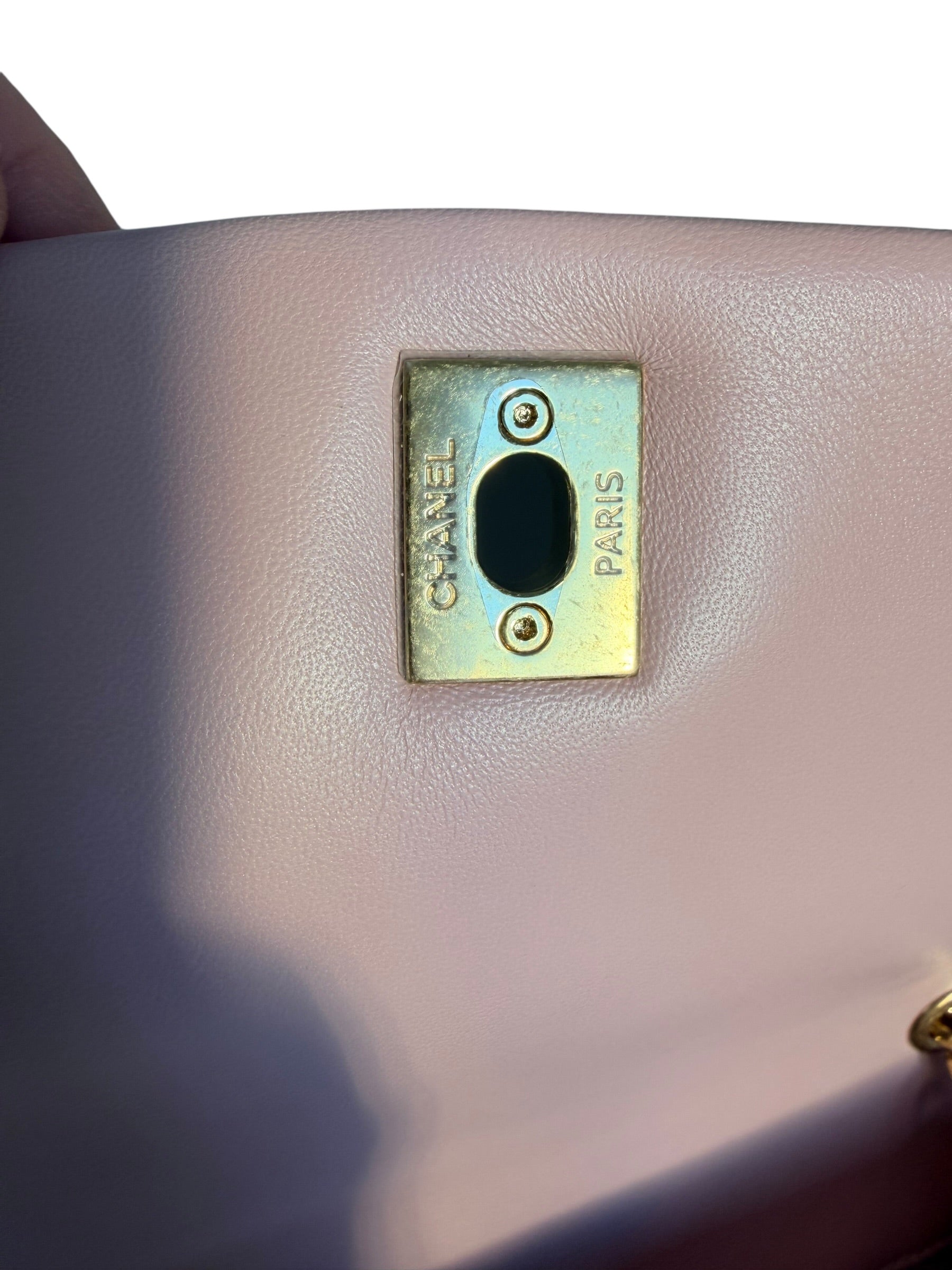 Chanel Small Classic Flap with Fantasy Stone Chain - Pink, GHW