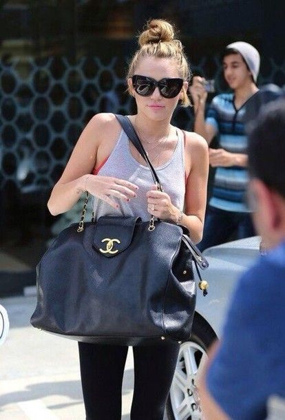 Chanel 1996-1997 Vintage Quilted Supermodel XL Tote - Black, GHW