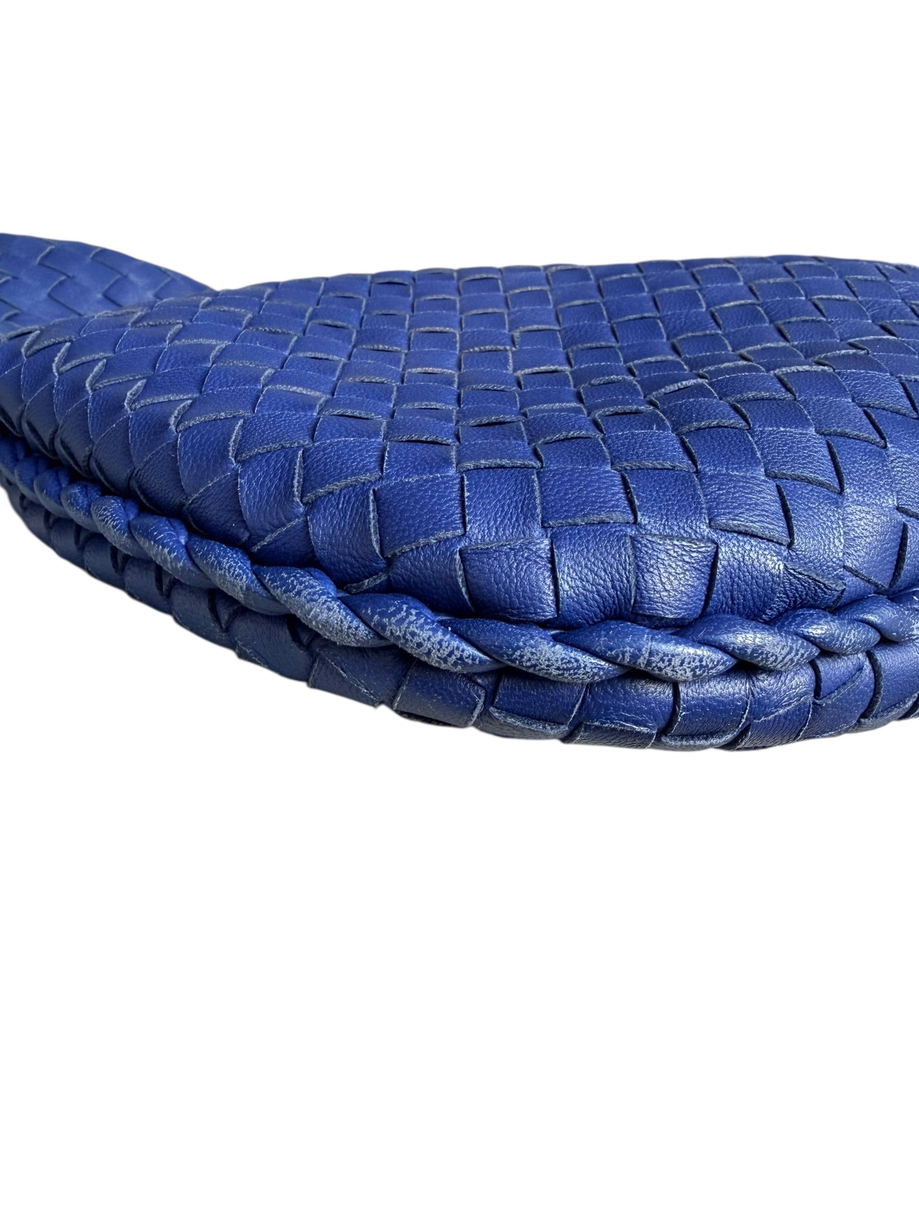 Bottega Veneta Classic Medium Intrecciato Leather Hobo - Cobalt Blue