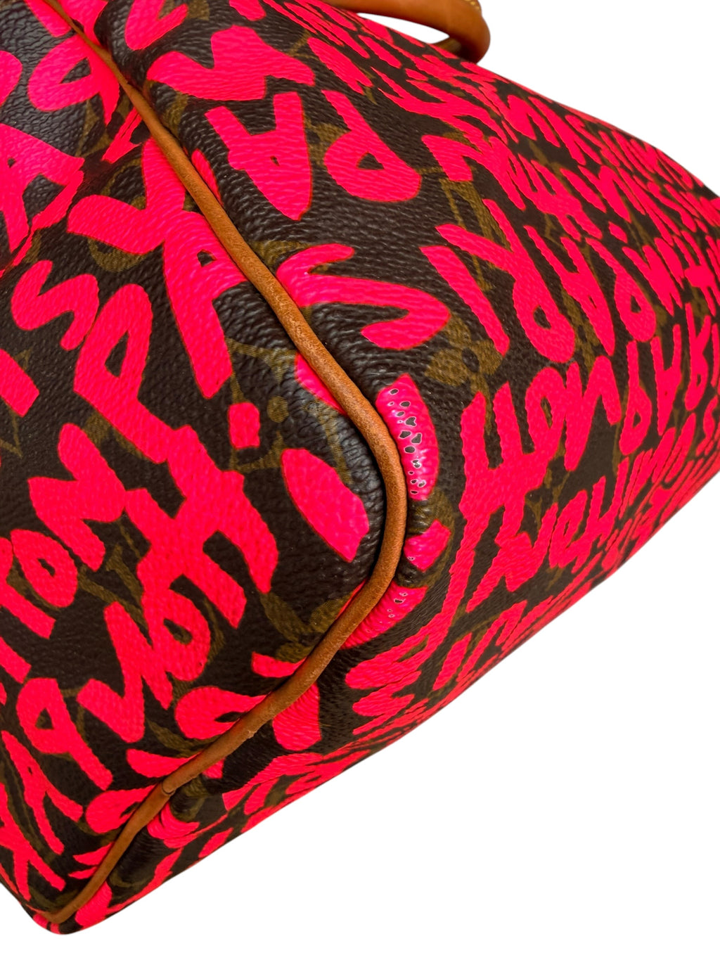 Louis Vuitton x Stephen Sprouse Monogram Speedy 30 in Fuchsia Pink
