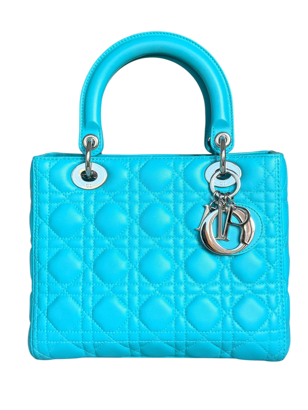 Dior Medium Lady Dior in Tiffany Blue