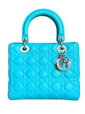 Dior Medium Lady Dior in Tiffany Blue