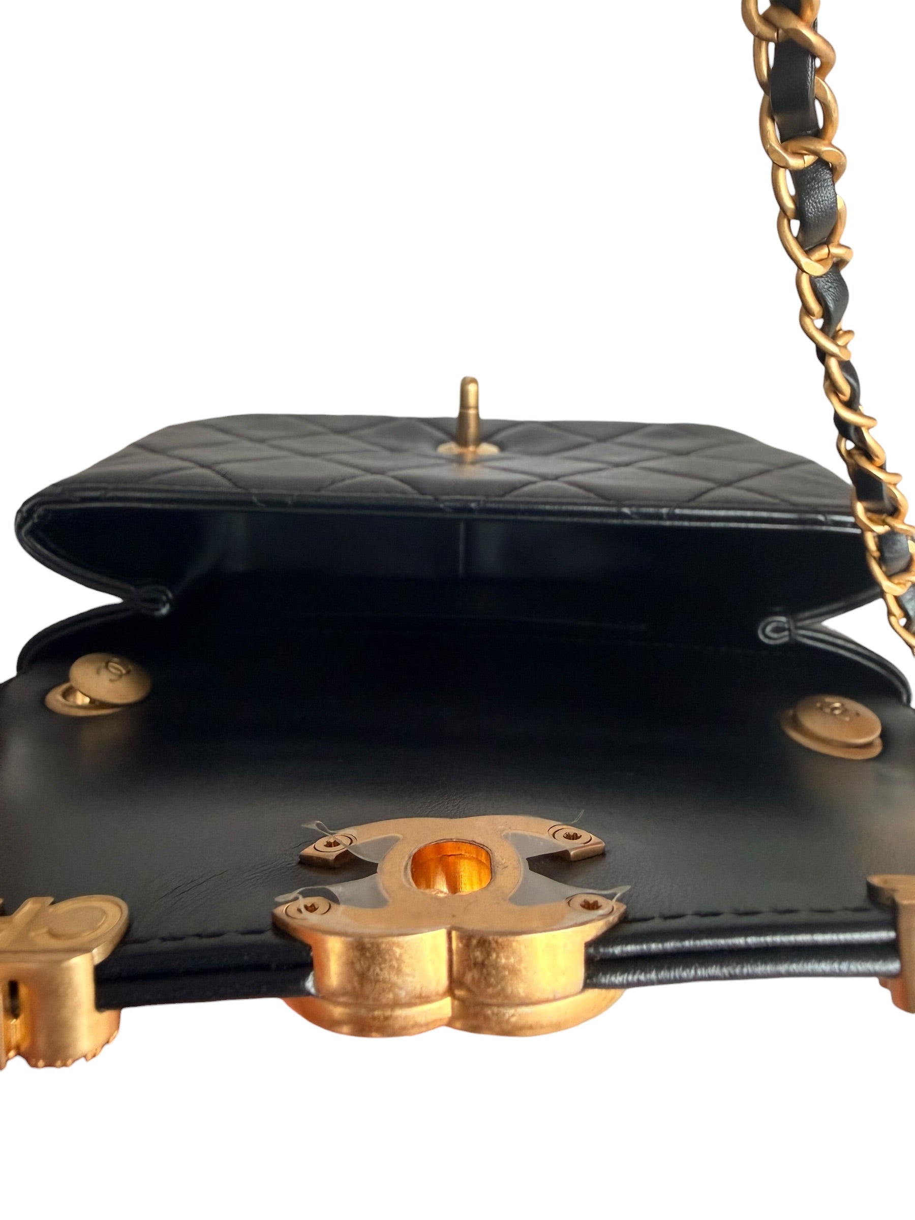 Chanel Paris Monaco Limited Edition Mini Flap Bag - Black, GHW