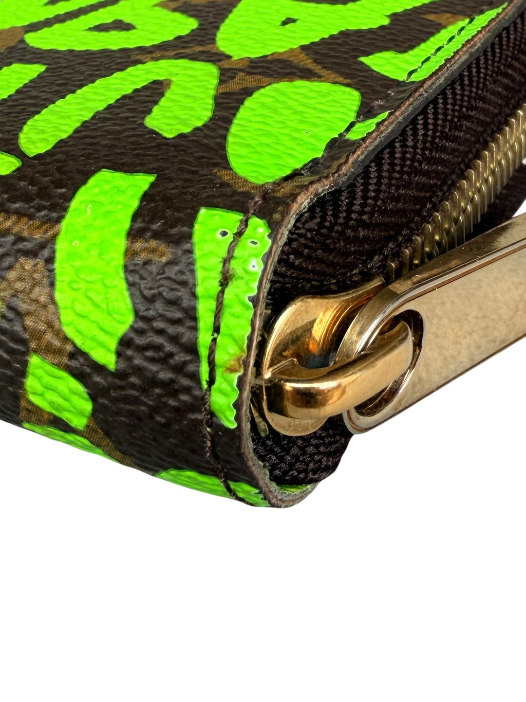 Louis Vuitton Sprouse Graffiti Zippy Wallet in Neon Green