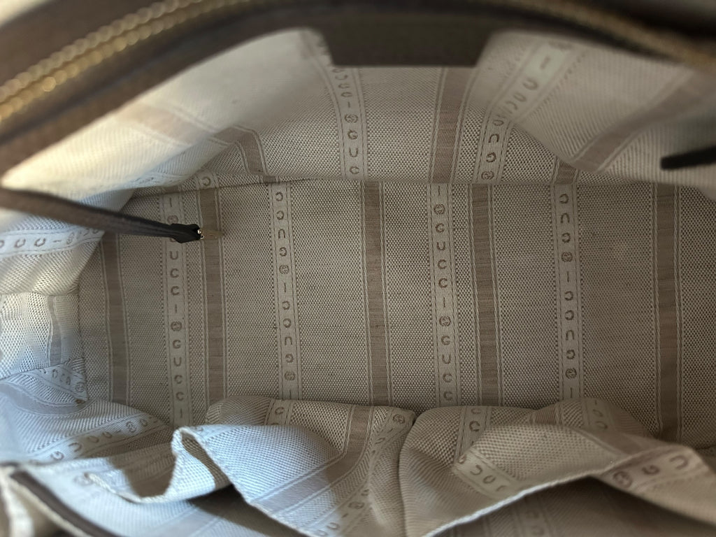 Gucci Lady Dollar Tote - Gray Brown