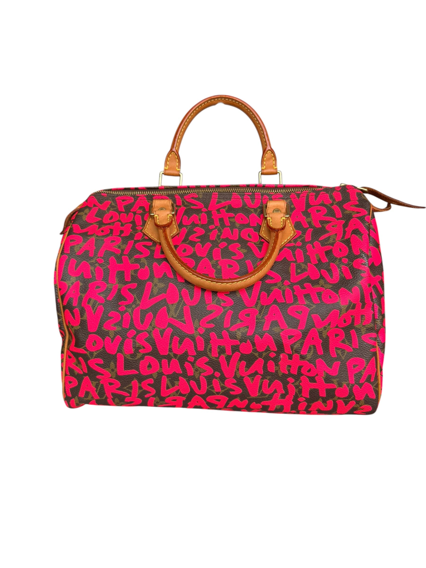 Louis Vuitton x Stephen Sprouse Monogram Speedy 30 in Fuchsia Pink