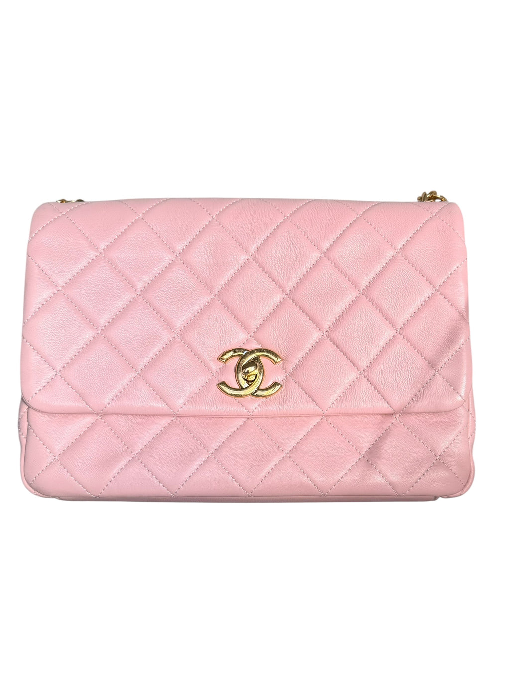 Chanel Small Classic Flap with Fantasy Stone Chain - Pink, GHW