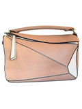 Loewe Medium Classic Puzzle 2 Way Tricolor in Blush Pink