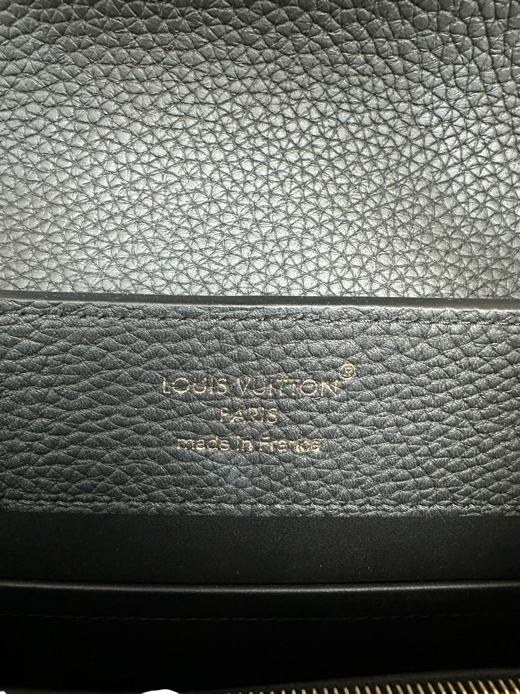 Louis Vuitton Capucines BB with Mother of Pearl Effect Hardware - Black