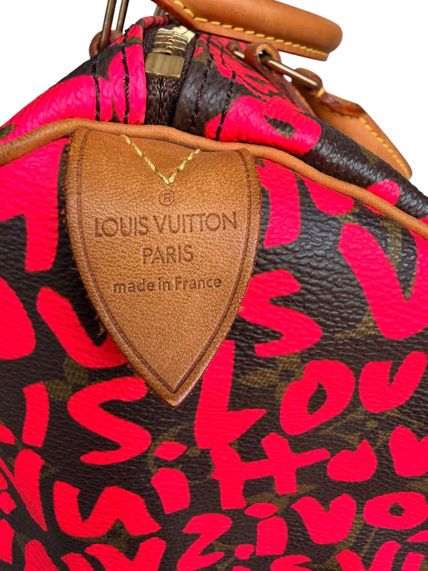 Louis Vuitton x Stephen Sprouse Monogram Speedy 30 in Fuchsia Pink