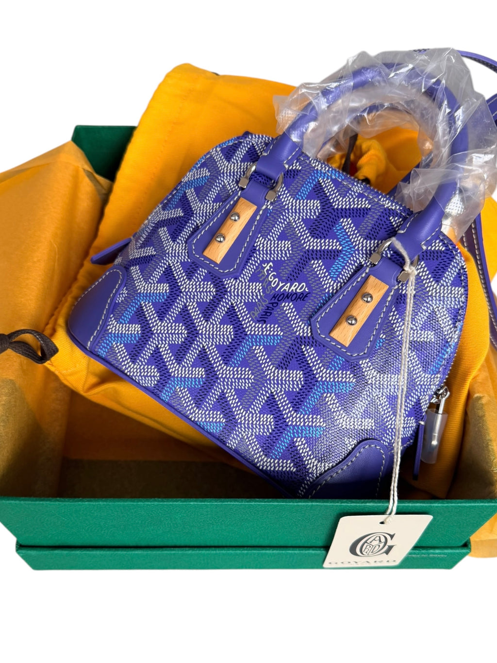 Goyard Vendôme Nano bag in Blueberry Purple