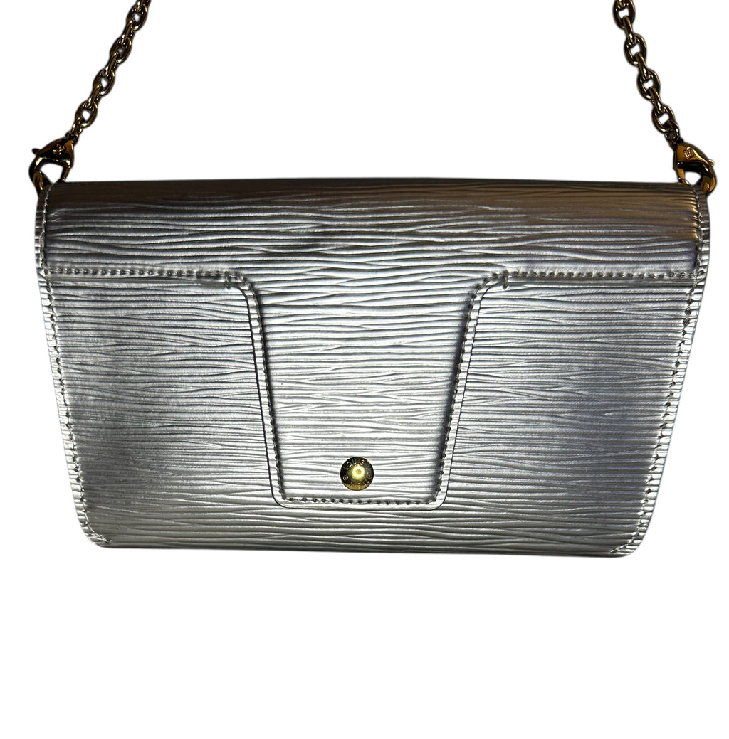 Louis Vuitton Padlock on Strap Epi Leather Chain Shoulder Bag - Silver, GWH