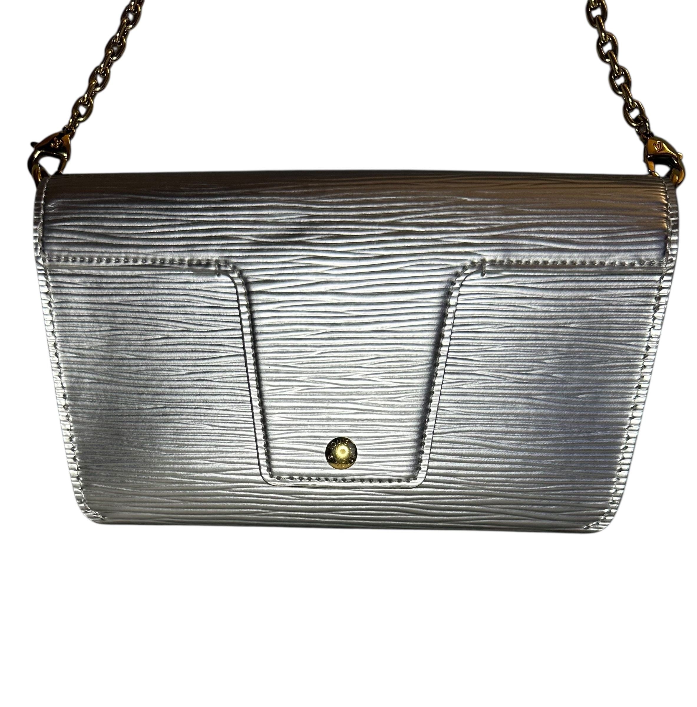 Louis Vuitton Padlock on Strap Epi Leather Chain Shoulder Bag - Silver, GWH