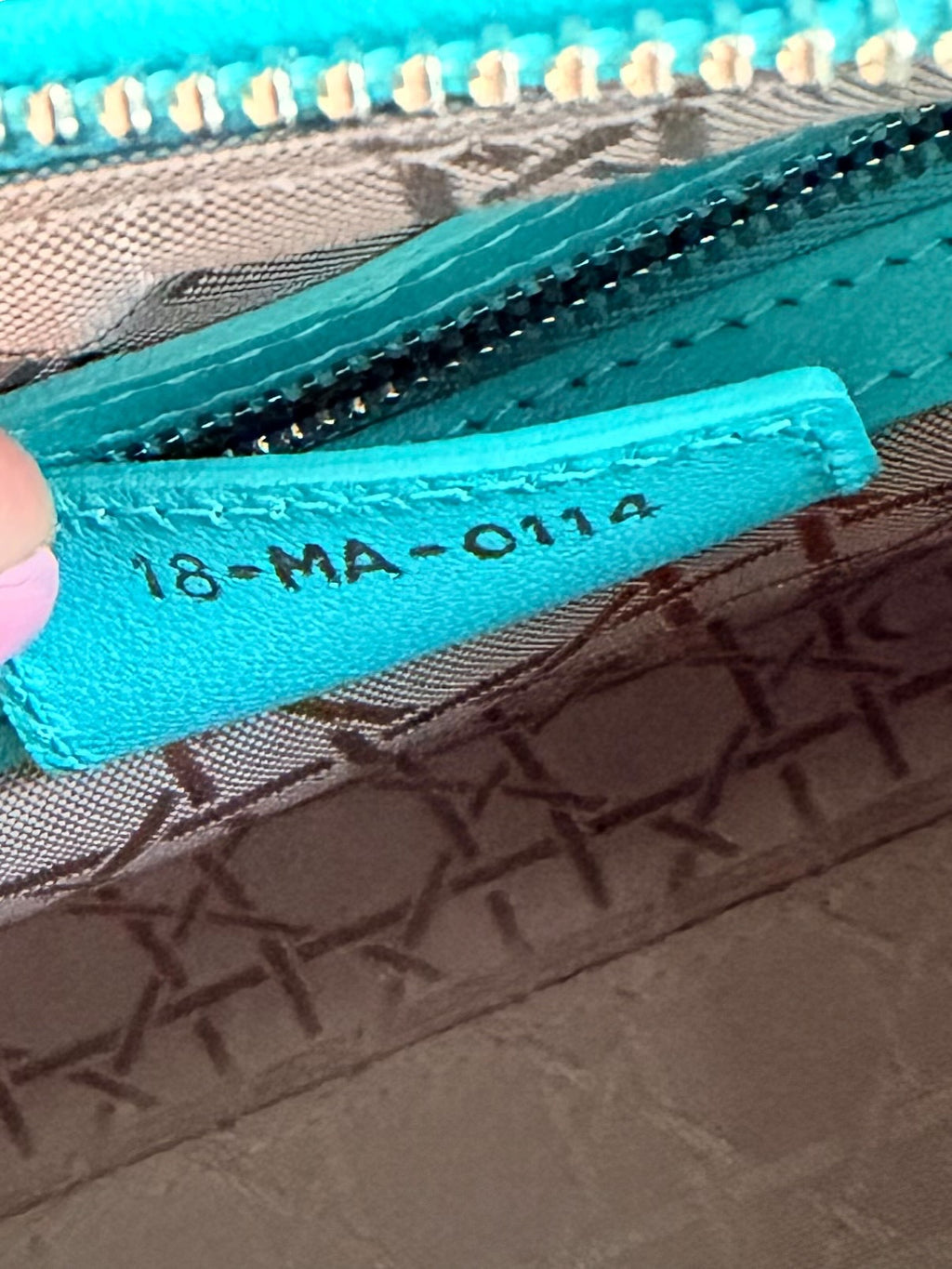 Dior Medium Lady Dior in Tiffany Blue