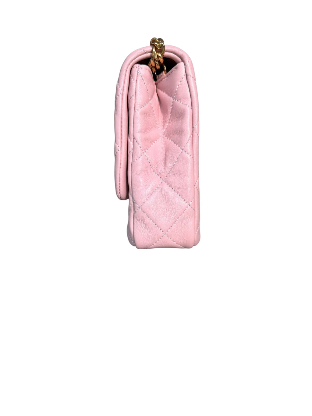 Chanel Small Classic Flap with Fantasy Stone Chain - Pink, GHW