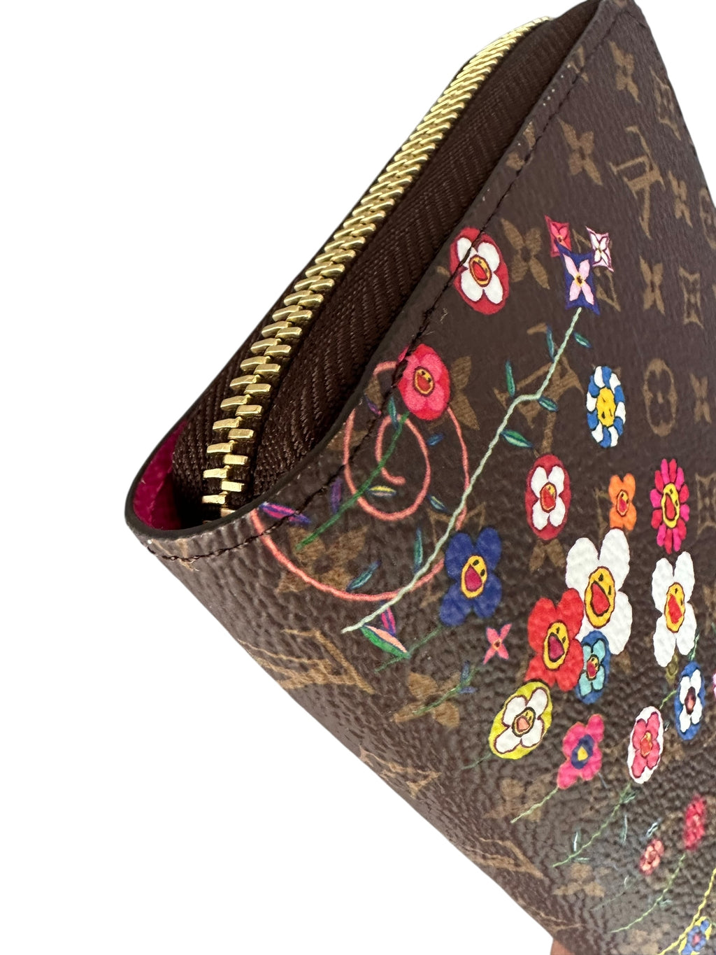 Louis Vuitton x Takashi Murakami Floral Zippy Wallet (Japan Only) - Brown