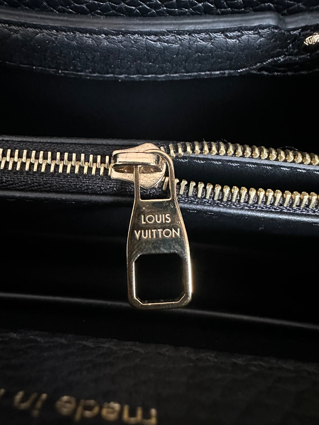 Louis Vuitton Capucines BB with Mother of Pearl Effect Hardware - Black