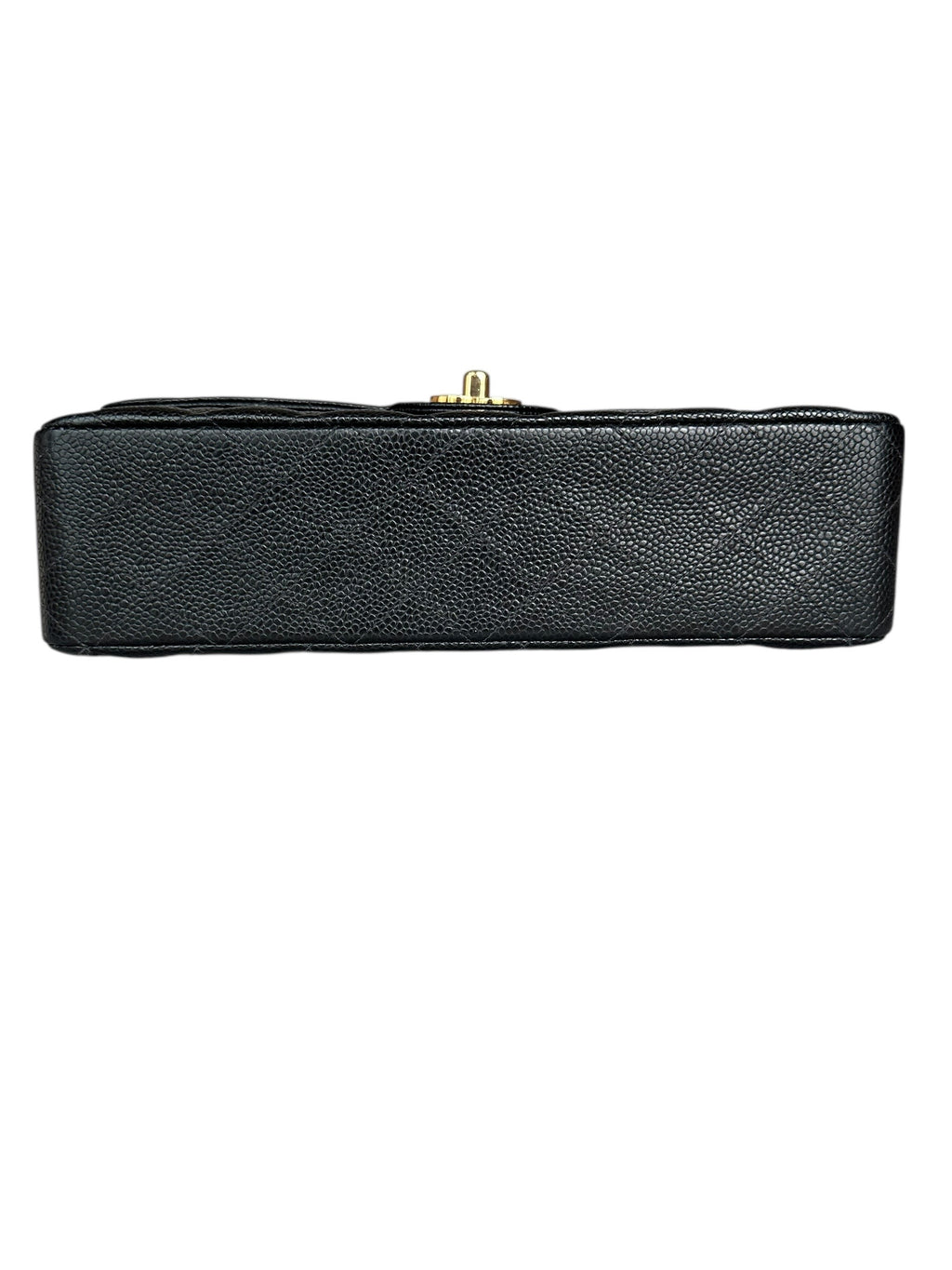 Chanel Vintage Caviar Leather Medium Double Flap with Black Interior - Black, GHW