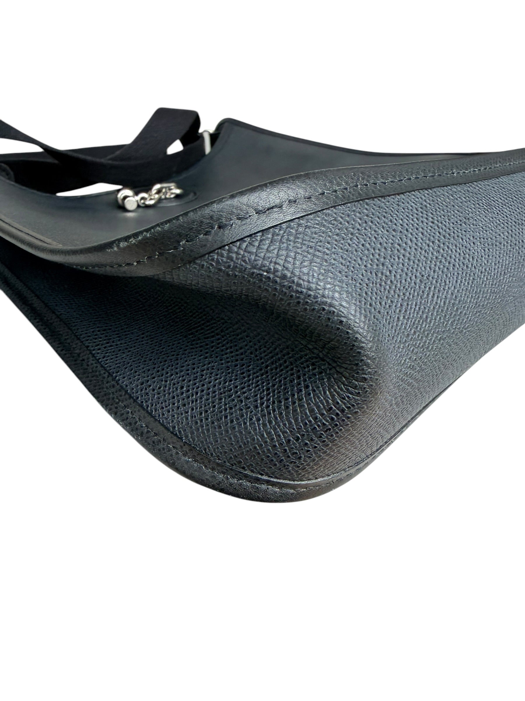 Hermés Vintage Vespa PM Bag in Noir Veau Epsom Leather PHW