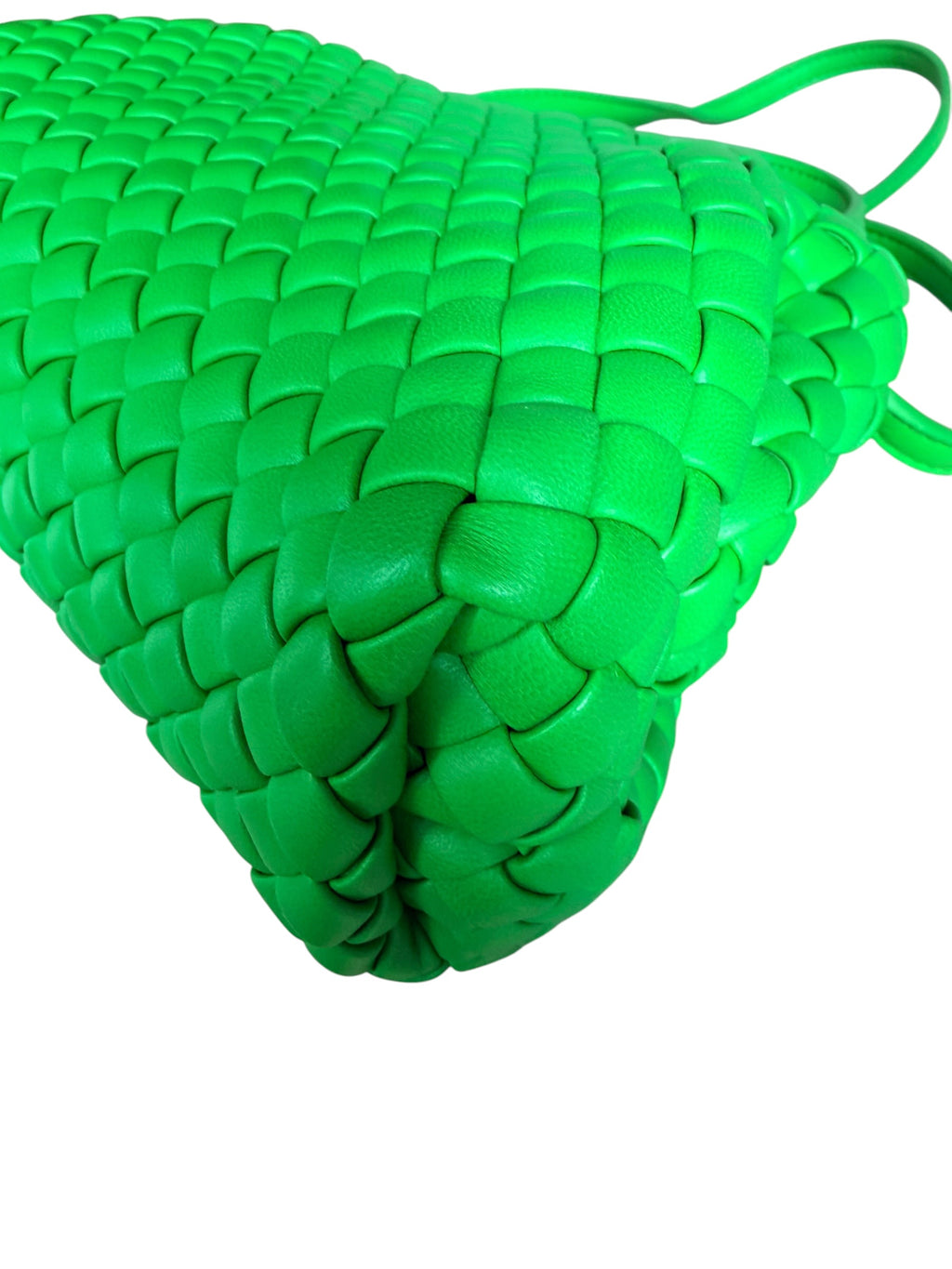 Bottega Veneta Mini Handle Bag in Parakeet Green