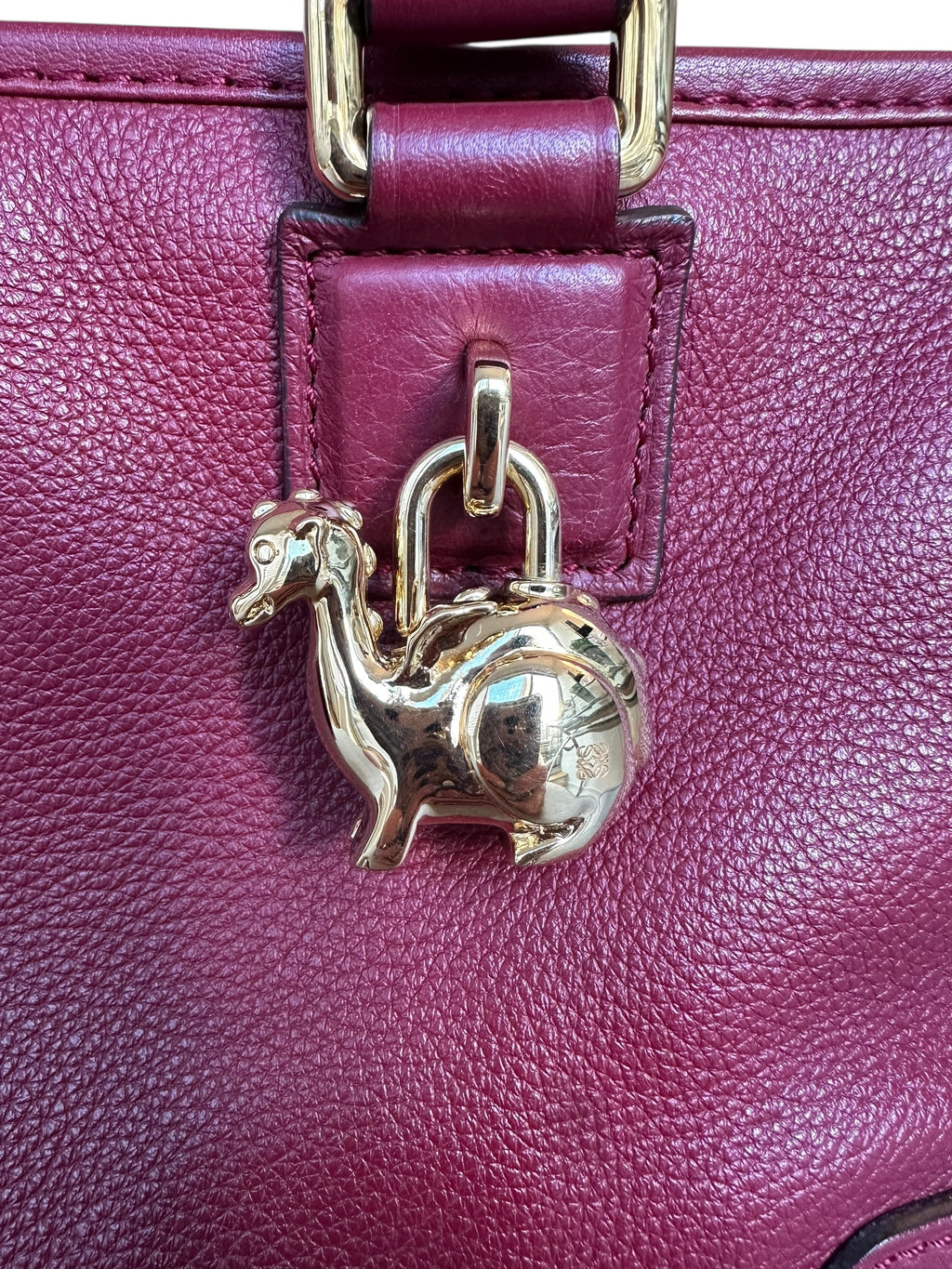 Loewe Limited Edition Amazona Year of the Dragon Bag - Red, GHW