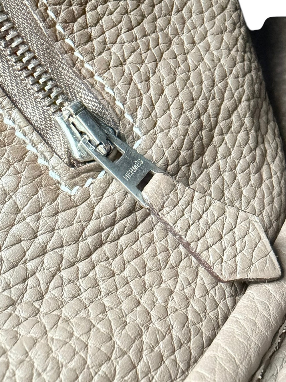 Hermès 2006 Victoria II Cabas Tote Bag in Etoupe