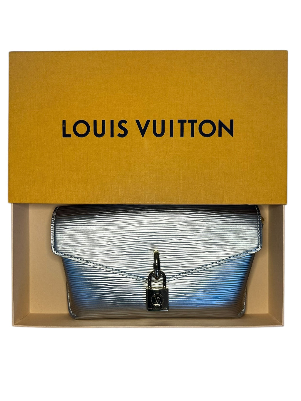Louis Vuitton Padlock on Strap Epi Leather Chain Shoulder Bag - Silver, GWH