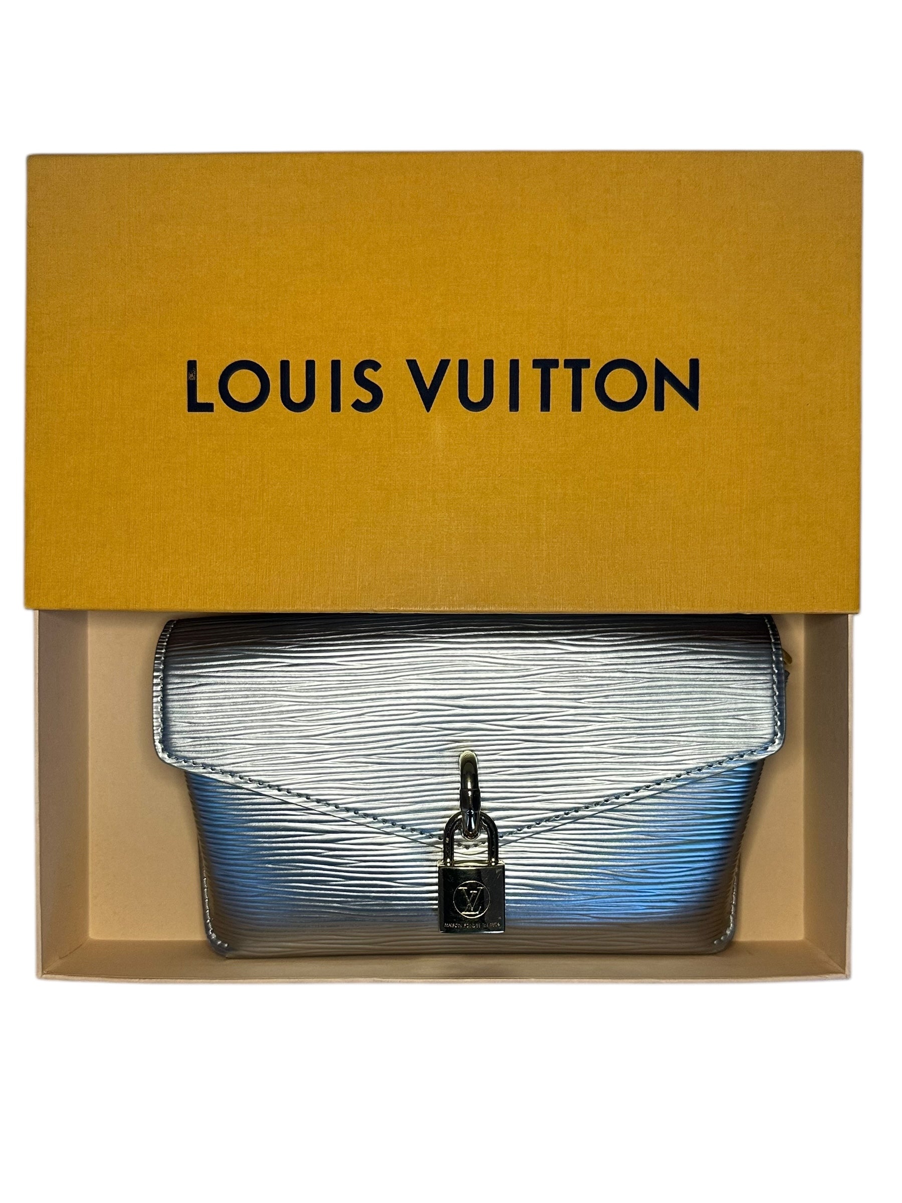 Louis Vuitton Padlock on Strap Epi Leather Chain Shoulder Bag - Silver, GWH