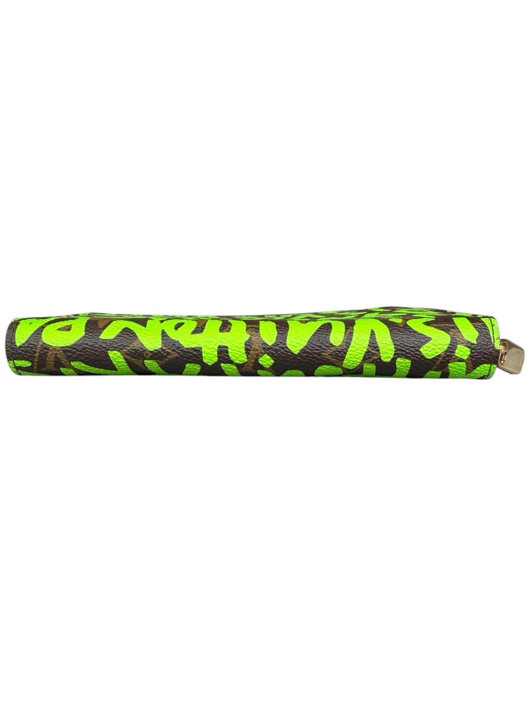 Louis Vuitton Sprouse Graffiti Zippy Wallet in Neon Green
