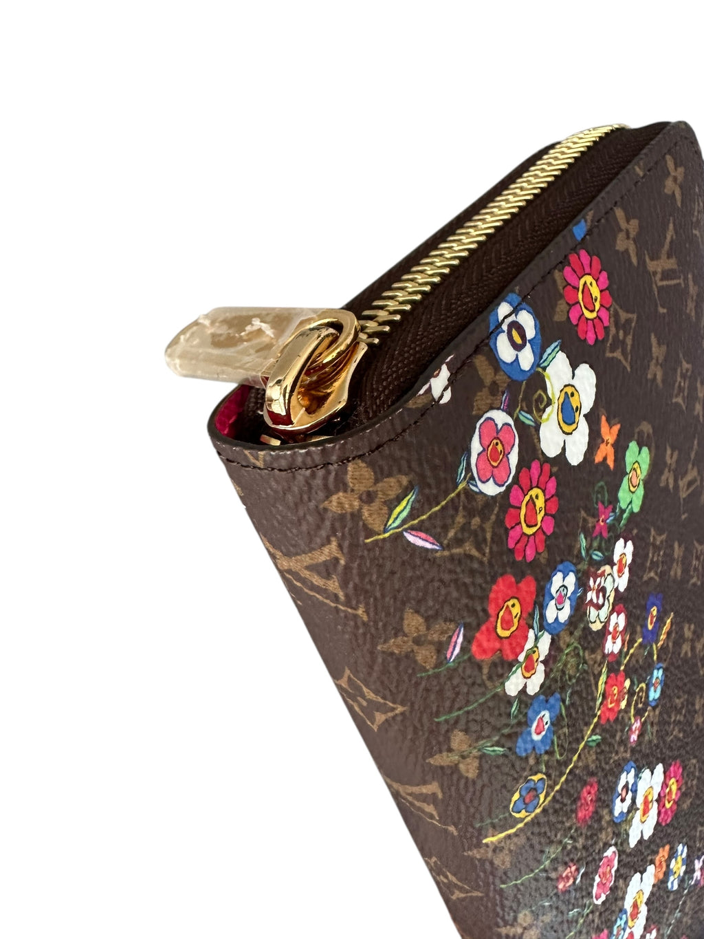 Louis Vuitton x Takashi Murakami Floral Zippy Wallet (Japan Only) - Brown