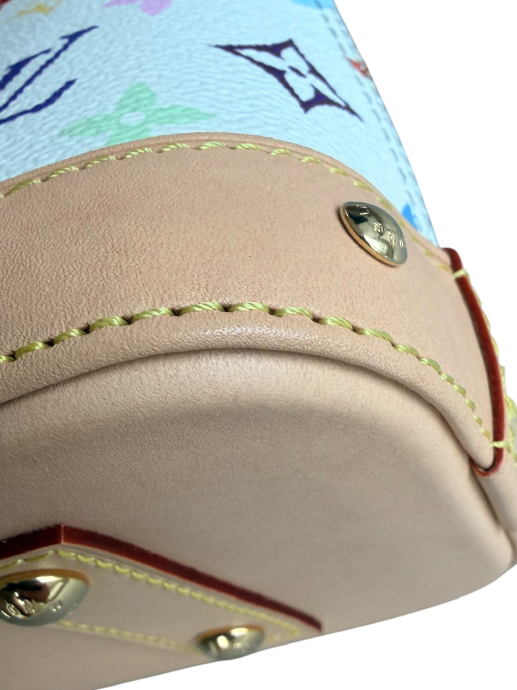 Louis Vuitton x Takashi Murakami Alma BB in White Multicolor