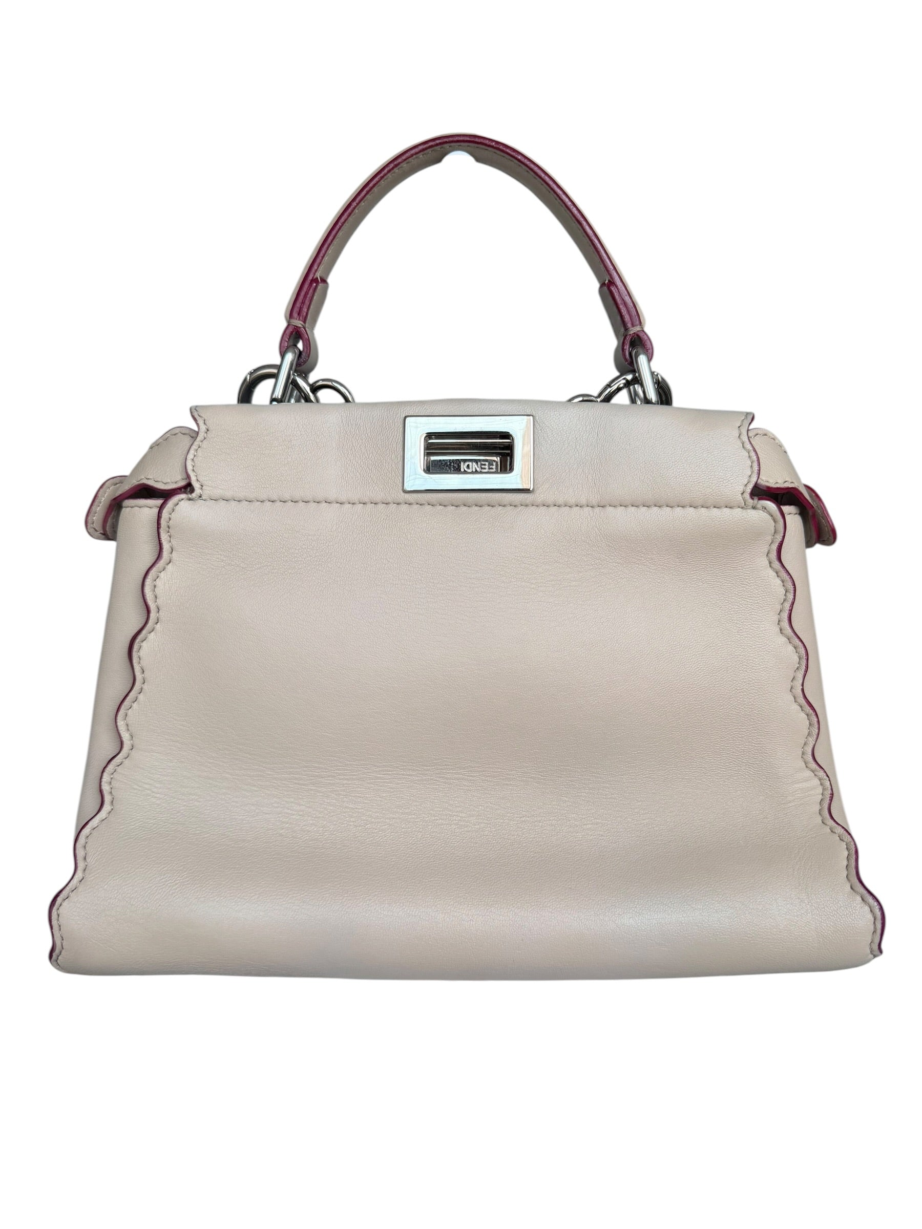 Fendi Peekaboo Embellished Floral Convertible Bag