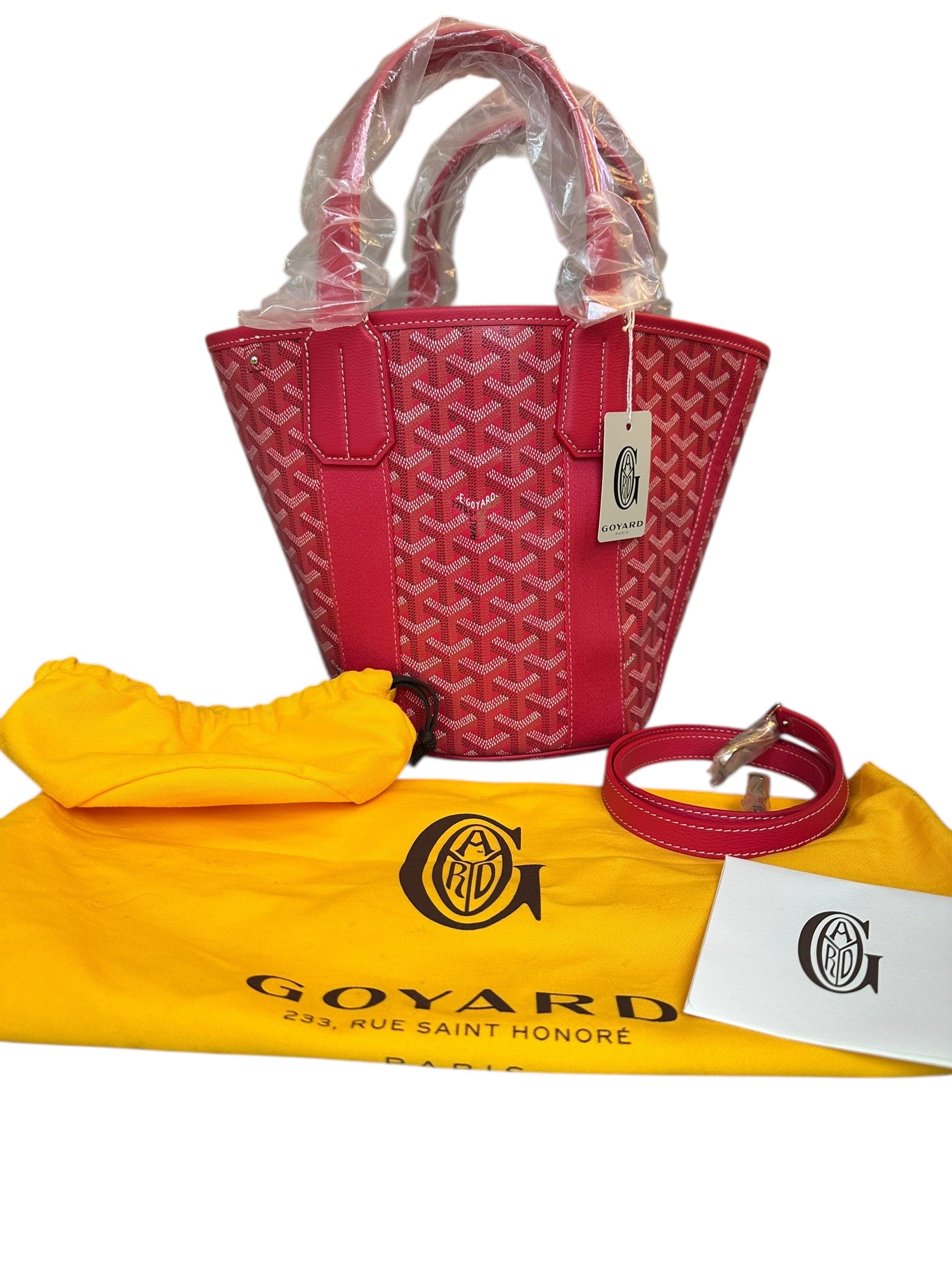 Goyard Limited Edition Belharra PM Tote Bag - Fuchsia Pink