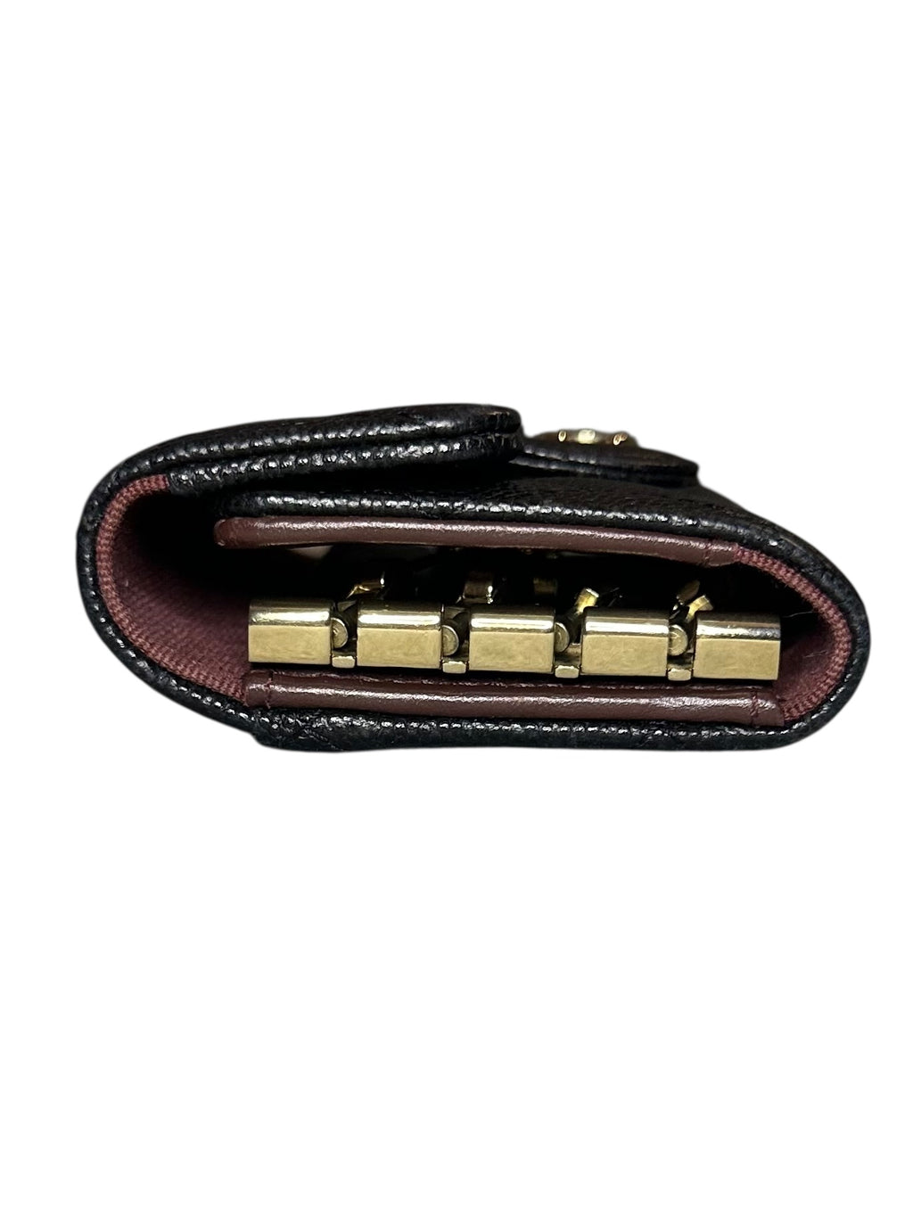 Chanel Caviar Leather 4 Ring Key Holder - Black, GHW