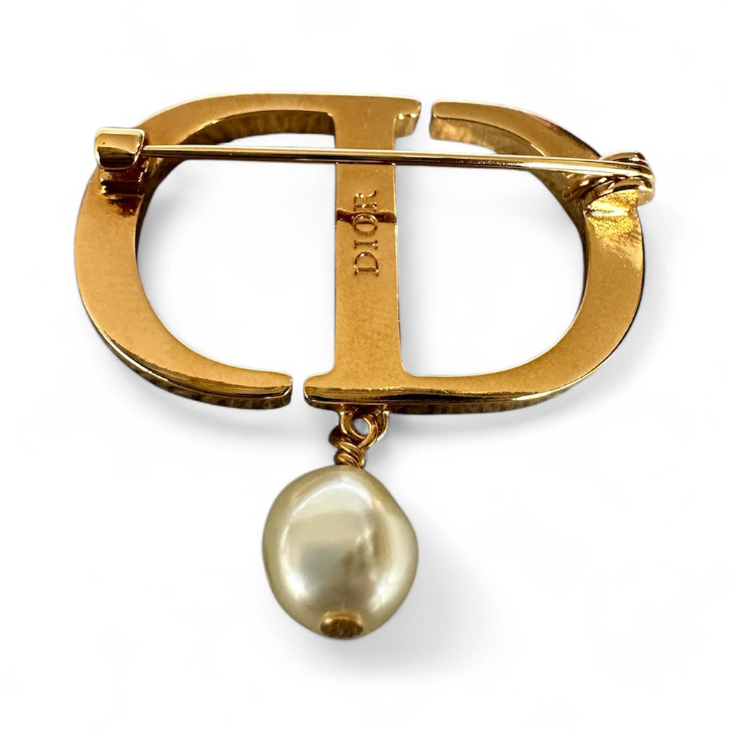 Christian Dior Petit CD Brooch