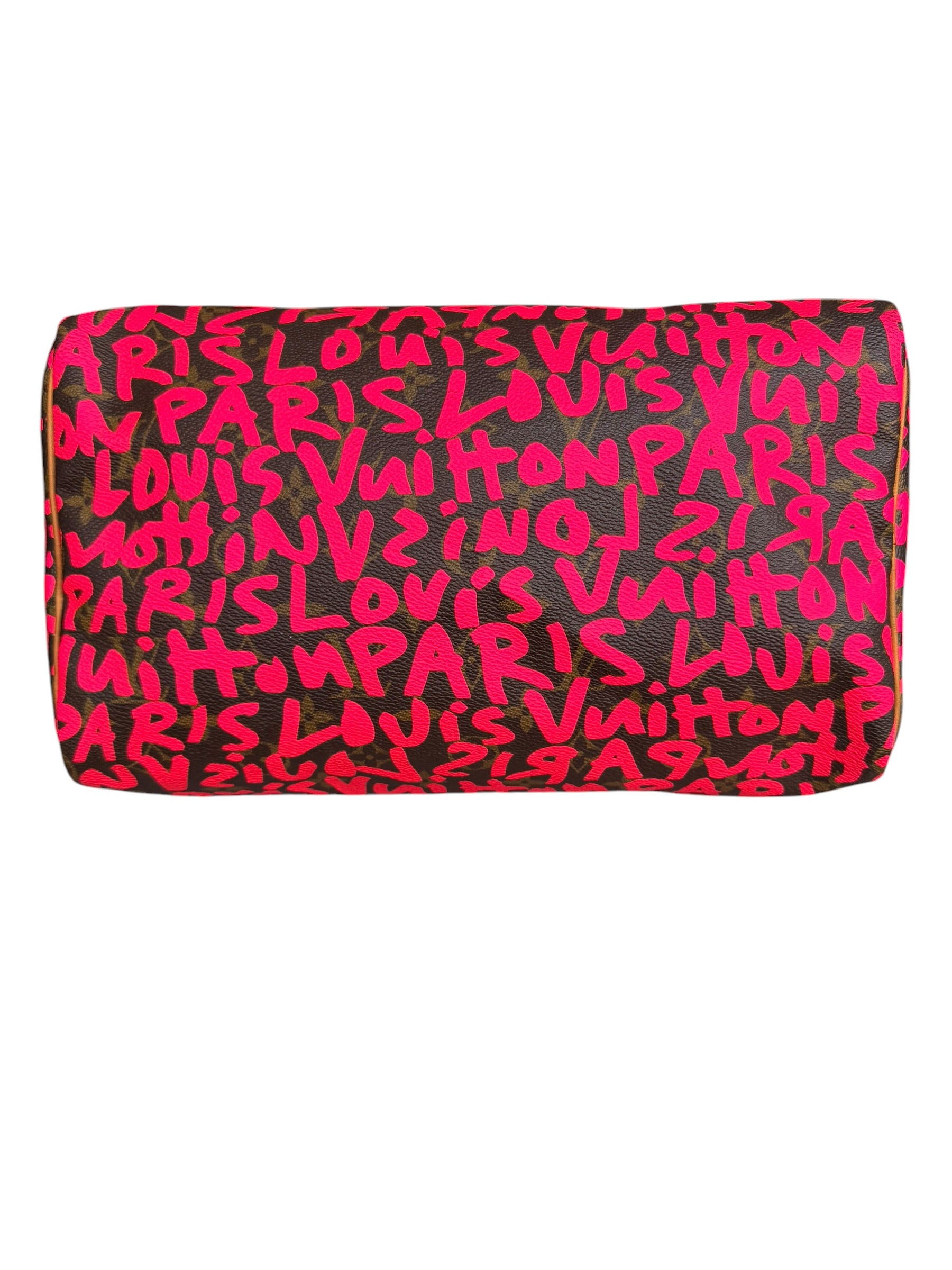 Louis Vuitton x Stephen Sprouse Monogram Speedy 30 in Fuchsia Pink