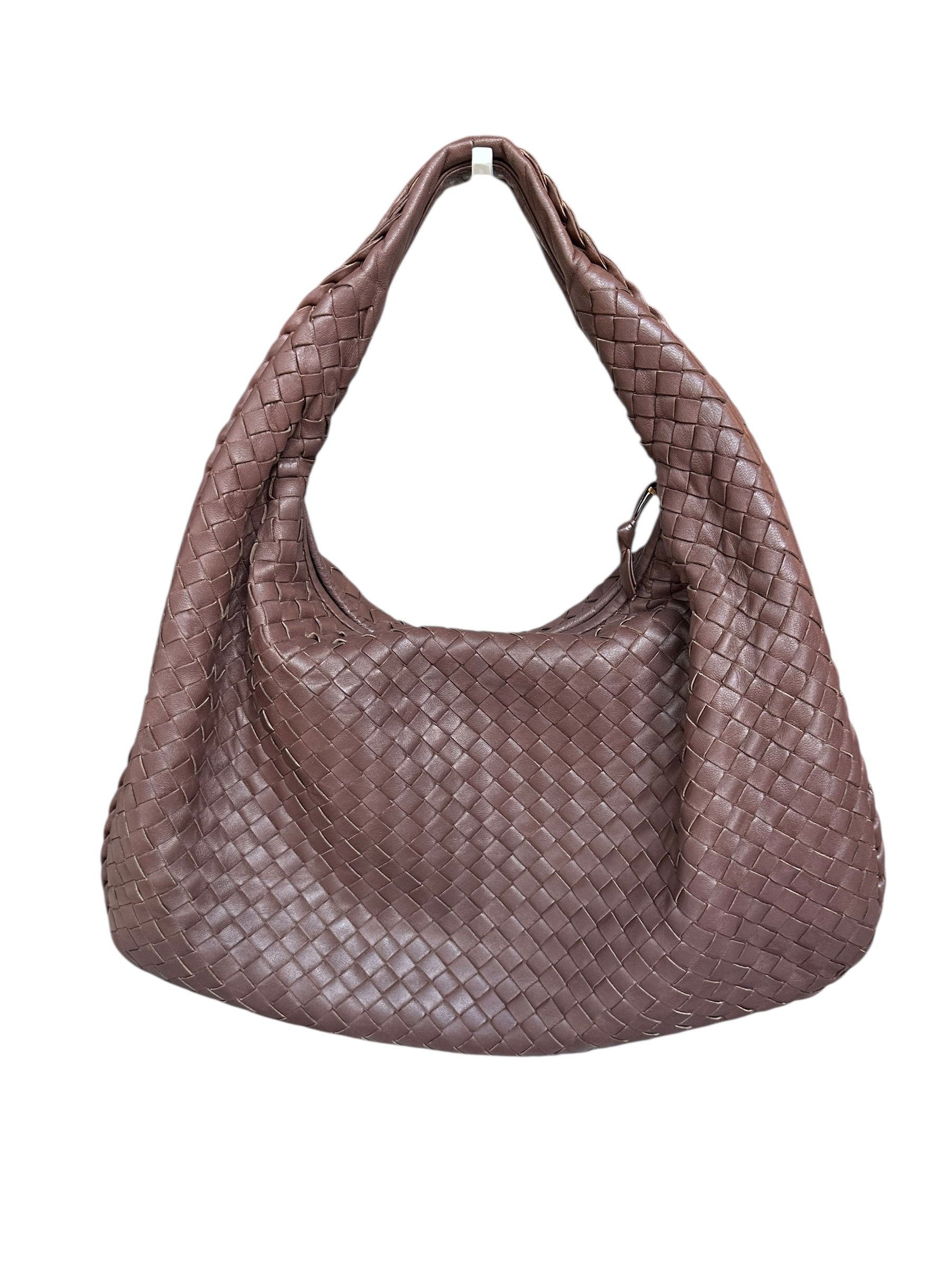 Bottega Veneta Classic Medium Intrecciato Hobo Bag - Espresso Brown